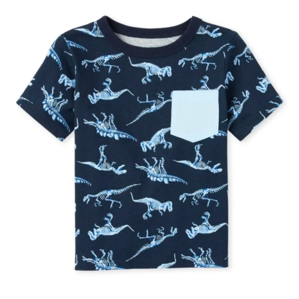 🆕2/$16-The Children's Place Boys Dino Tee